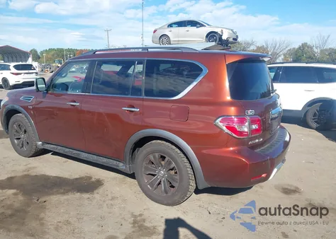 2017 Nissan Armada Platinum from USA, damaged, VIN JN8AY2NC7H9503824